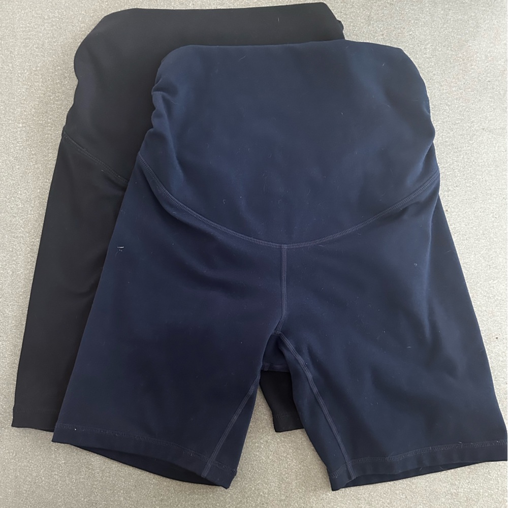 Muscle Nation maternity bike shorts- set of 2